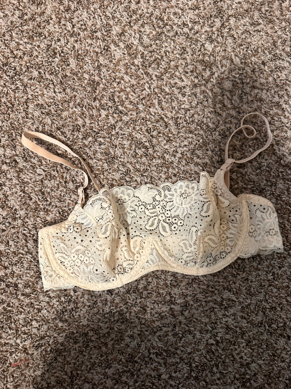 Shape FX Cream Lace Underwire Bralette